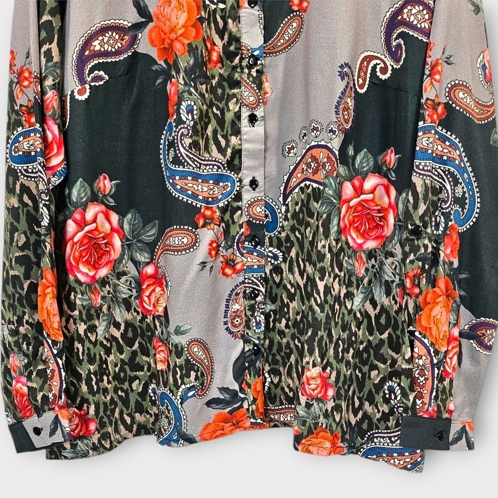 Tolani Collection Evonne Black Paisley Top - Picture 3 of 13